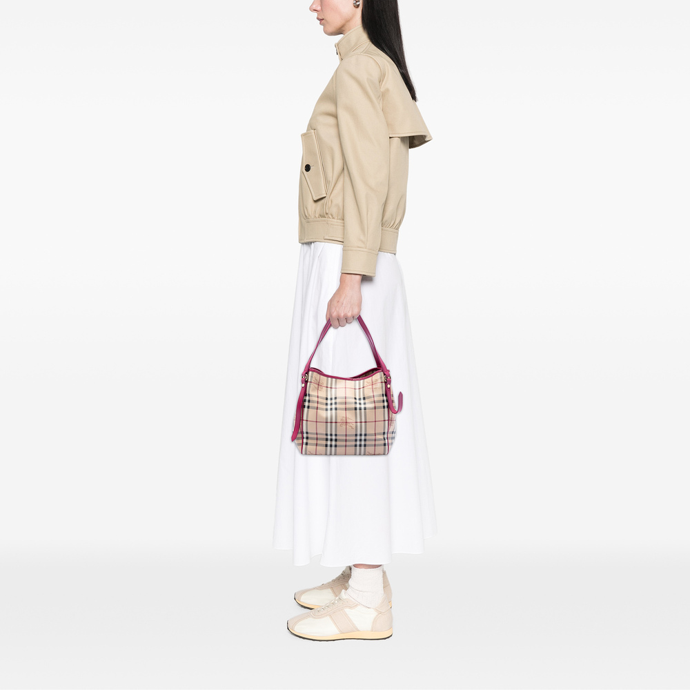 Pre-Loved Burberry Small Haymarket Check Coated Canvas Canterbury Tote - Picture 7 of 7